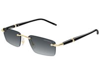 Gafas de sol Montblanc Hombre MB0484S001-GOLD-BLACK-GREY54